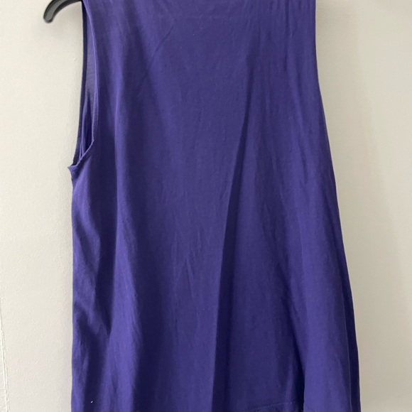 Loft purple size large shirt with two pockets on the chest - Picture 2 of 4